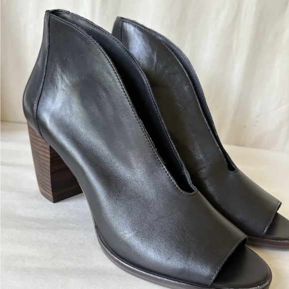 Lucky Brand Black Peep-Toe Heels - Picture 2 of 9